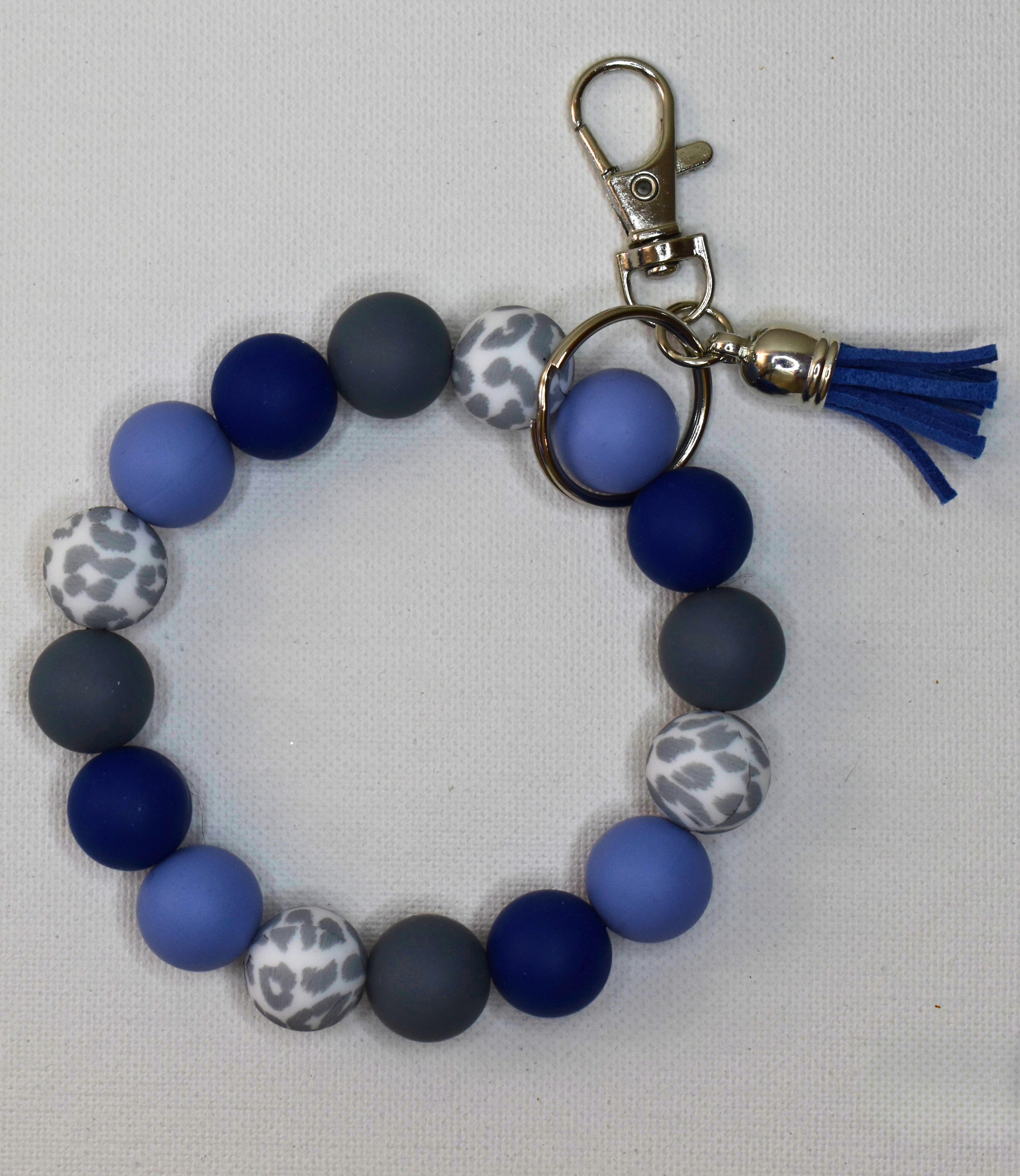 silicon wristlet keychain