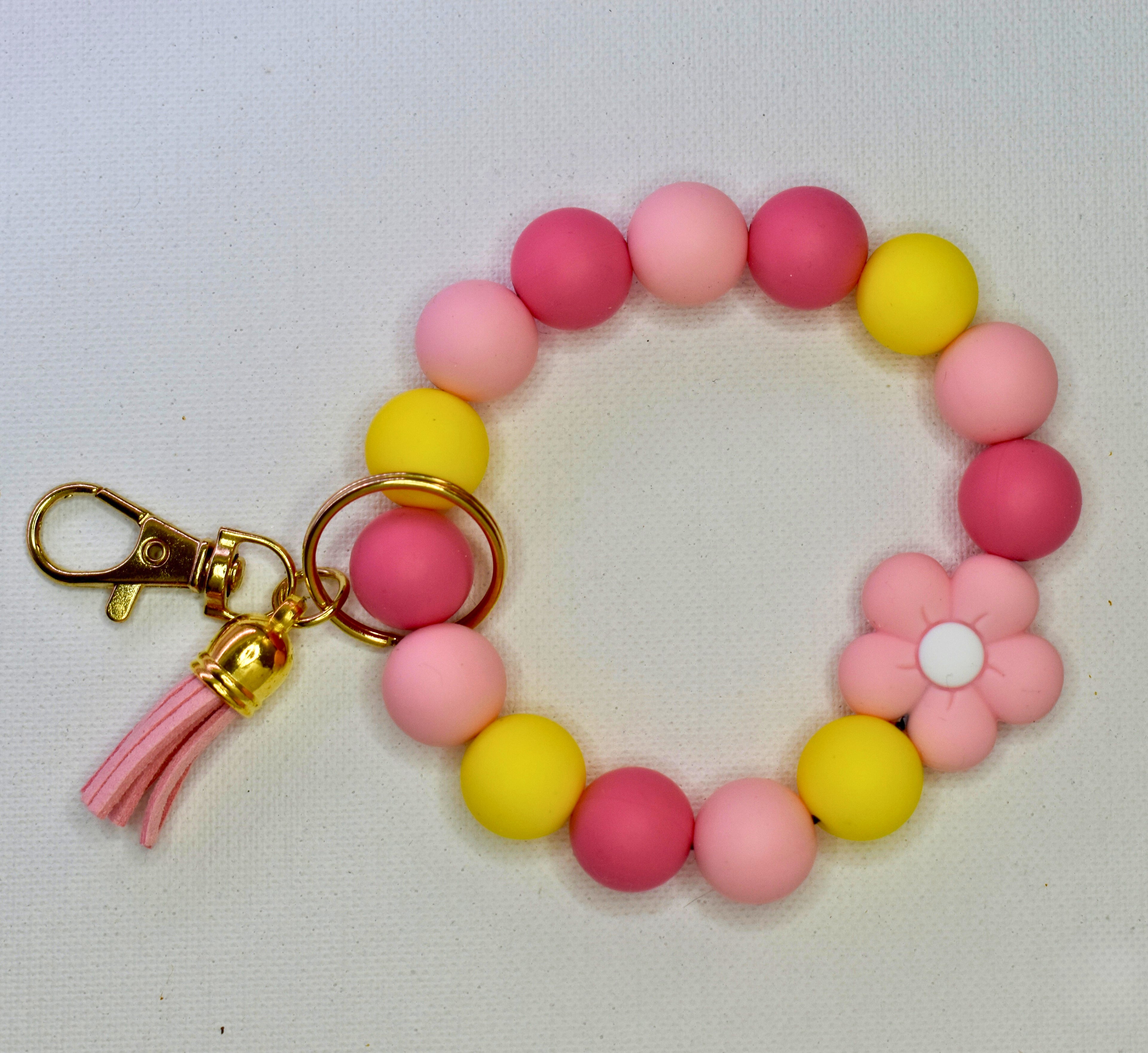 silicon wristlet keychain