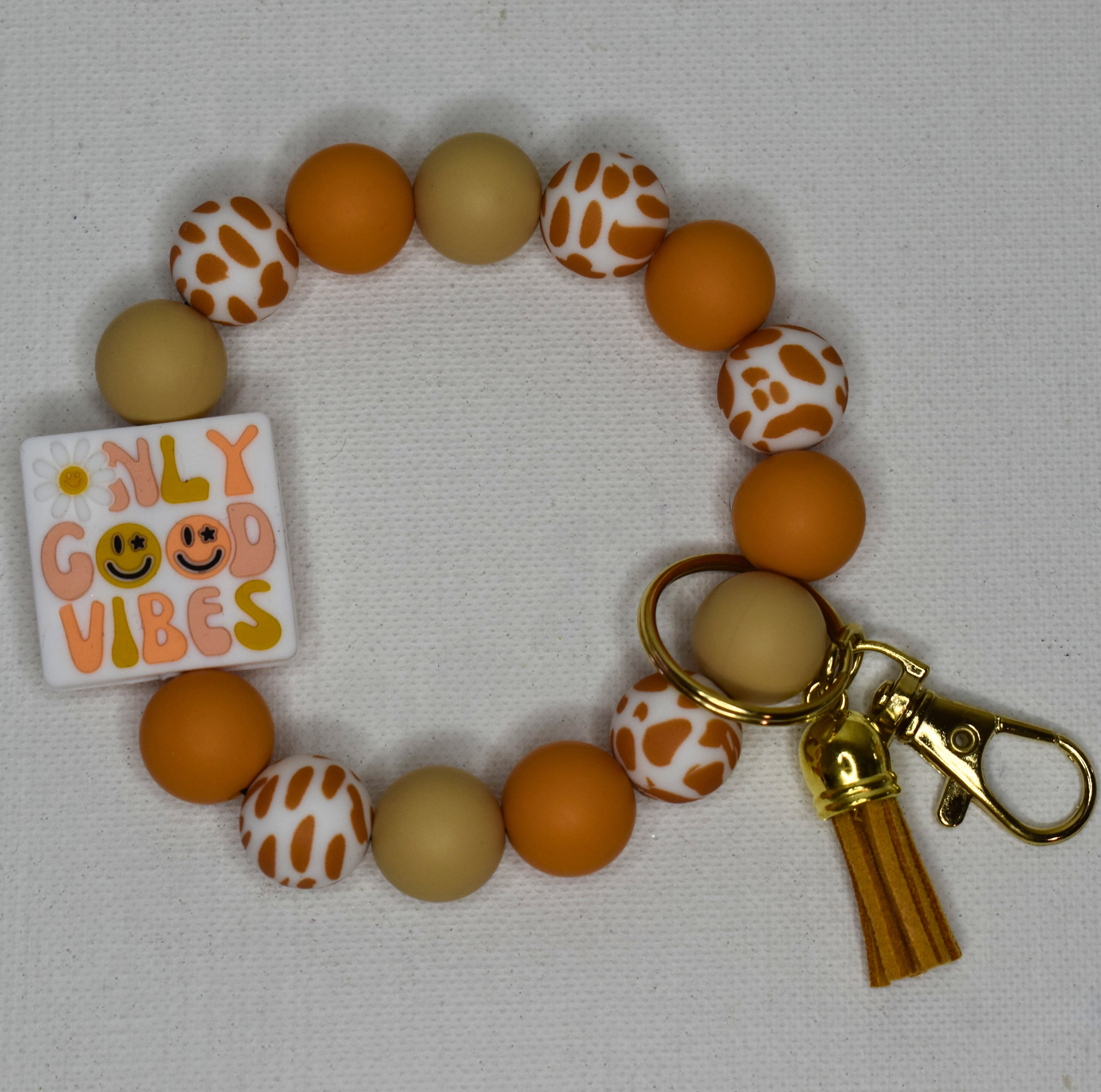 silicon wristlet keychain