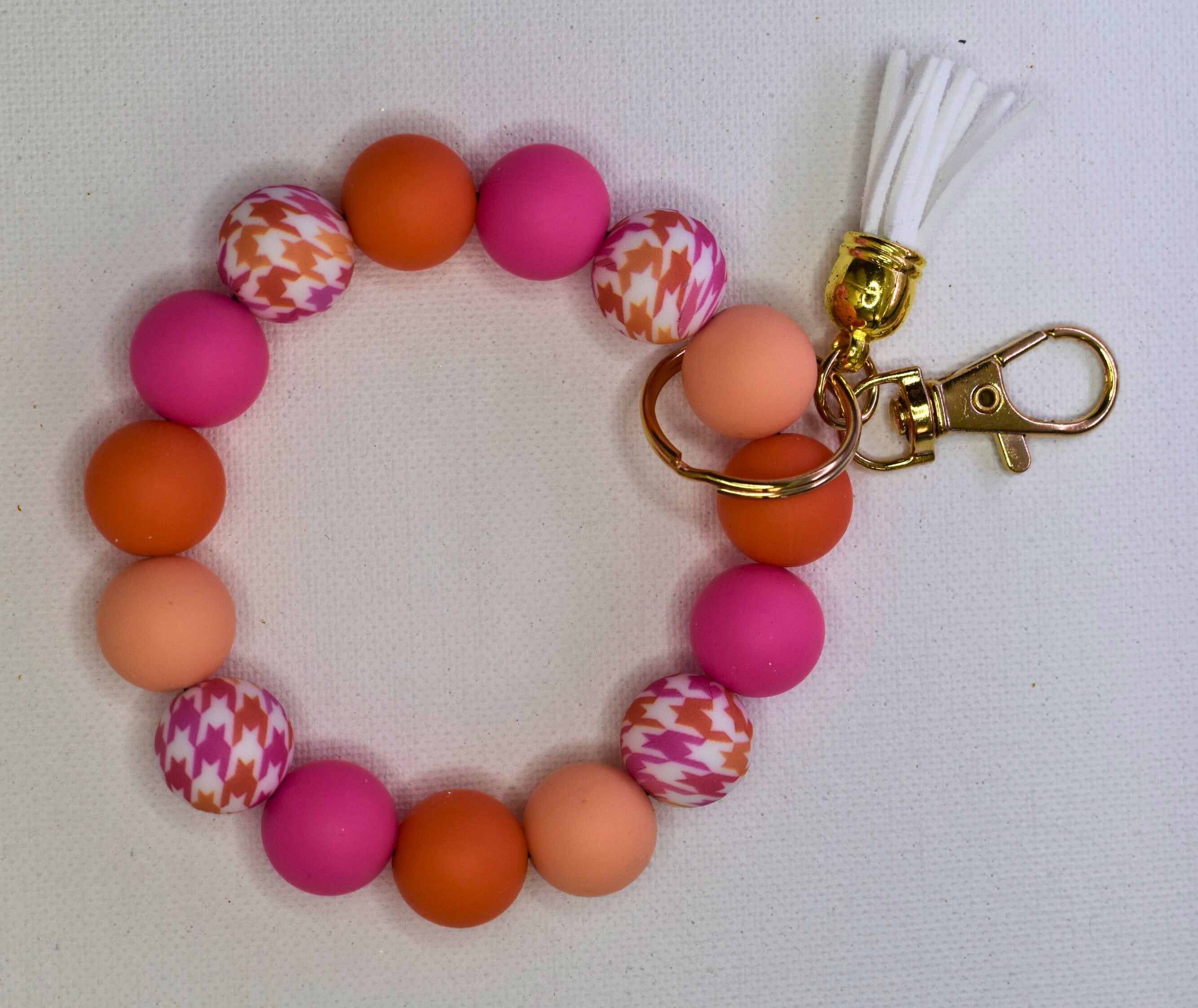 silicon wristlet keychain