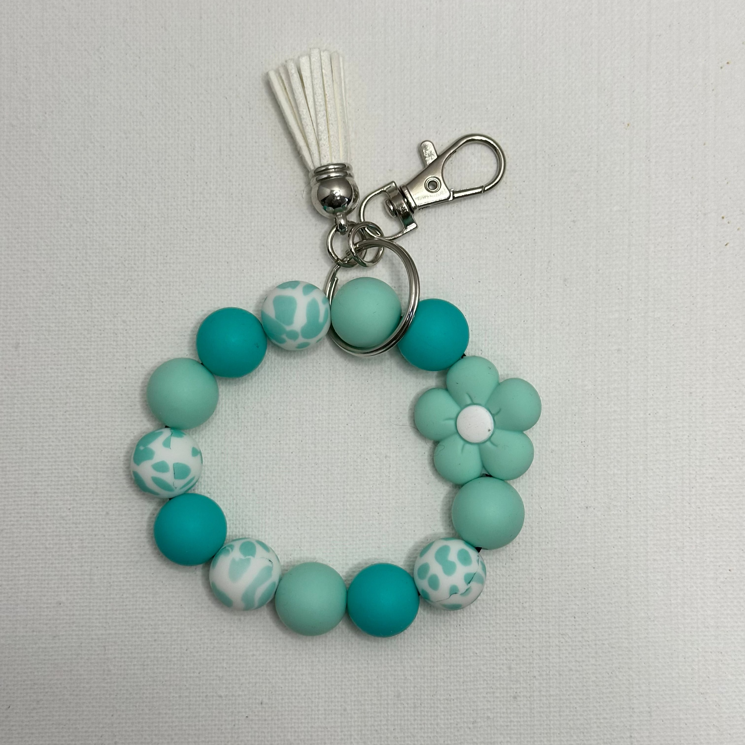 silicon wristlet keychain