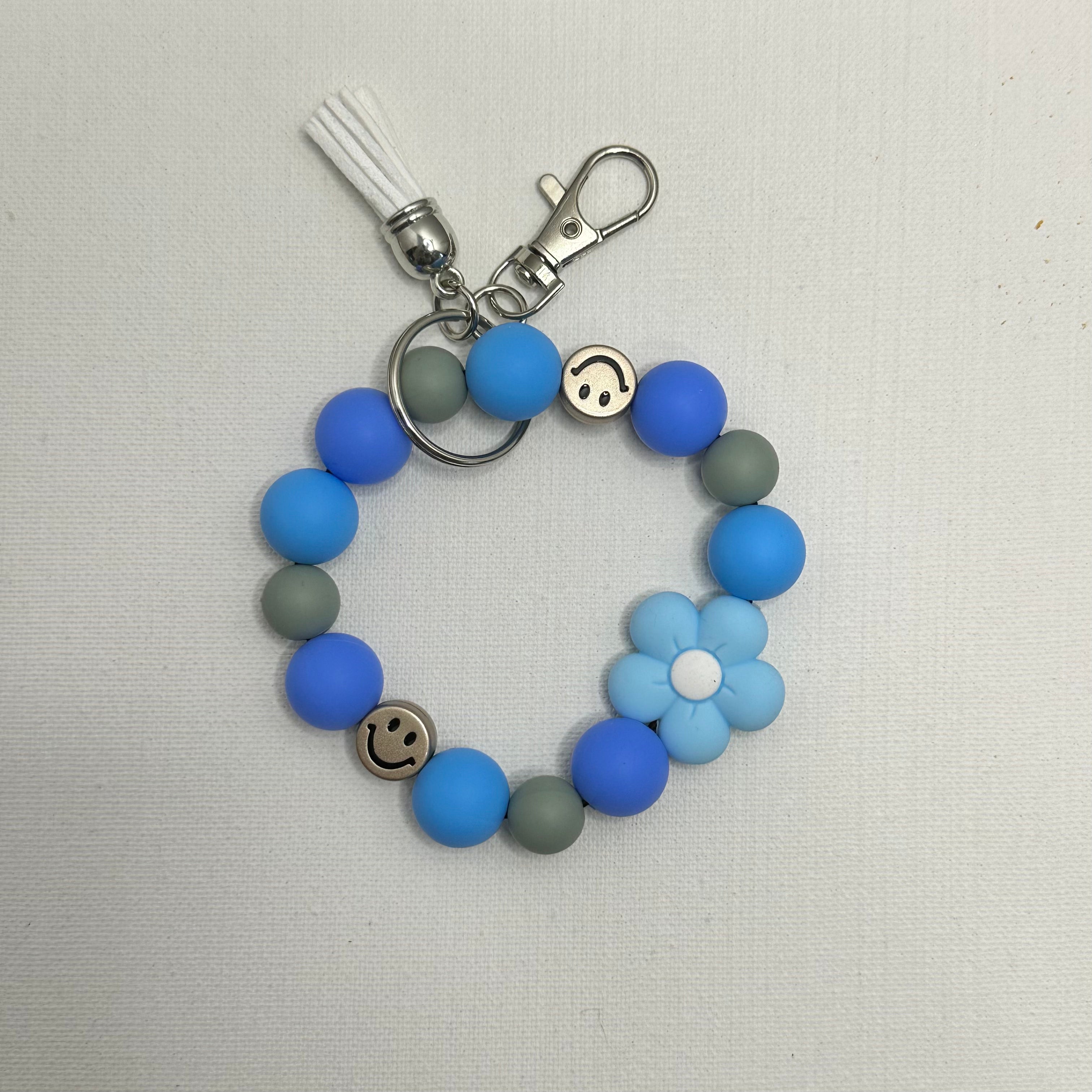 silicon wristlet keychain