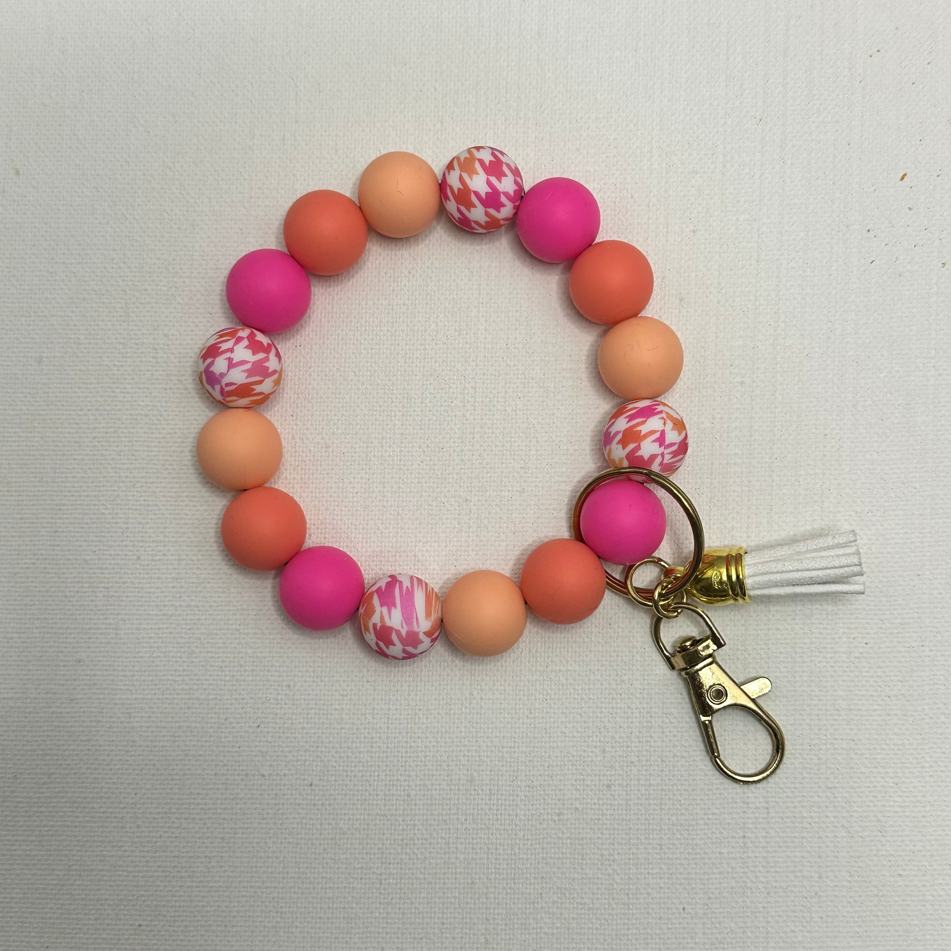 silicon wristlet keychain