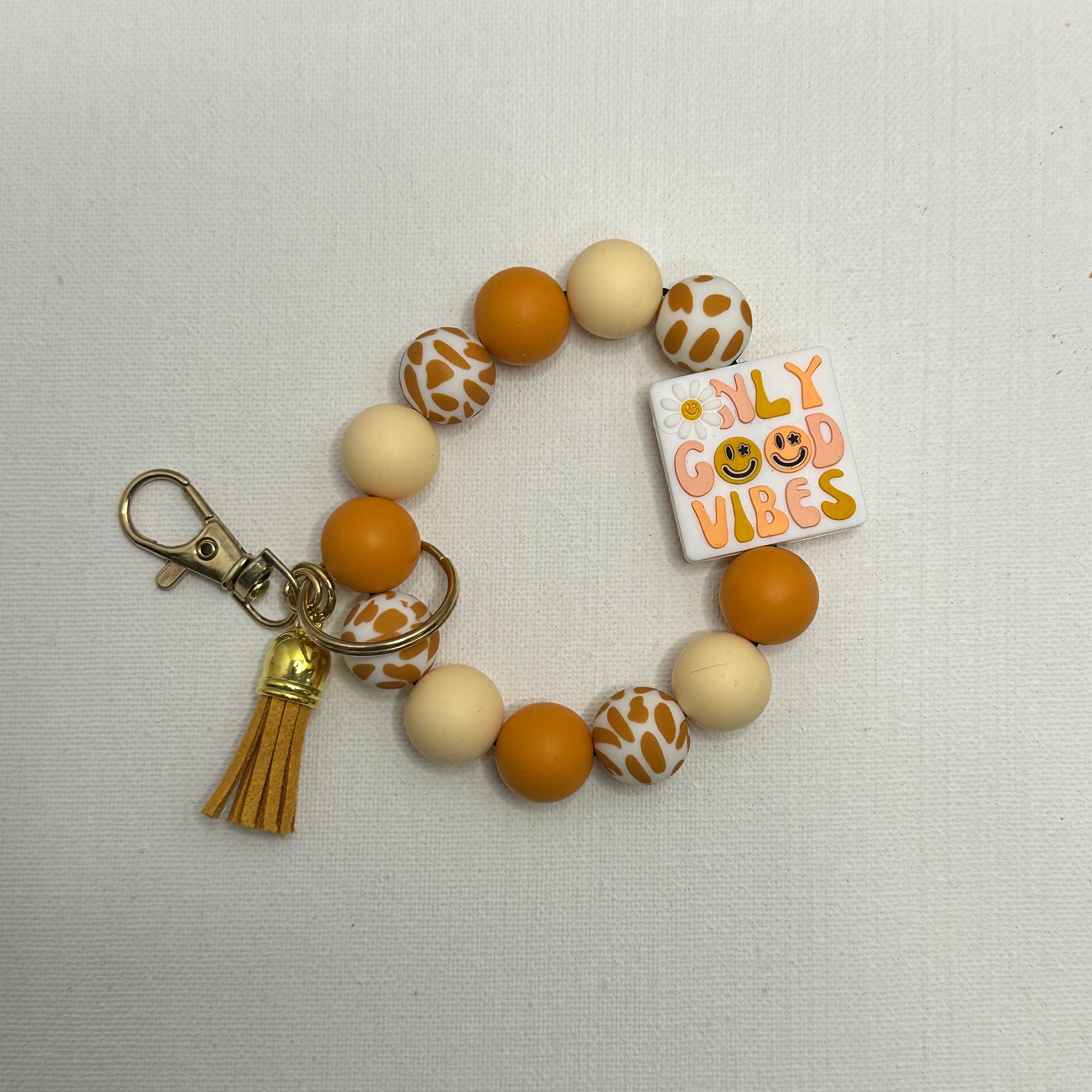 silicon wristlet keychain