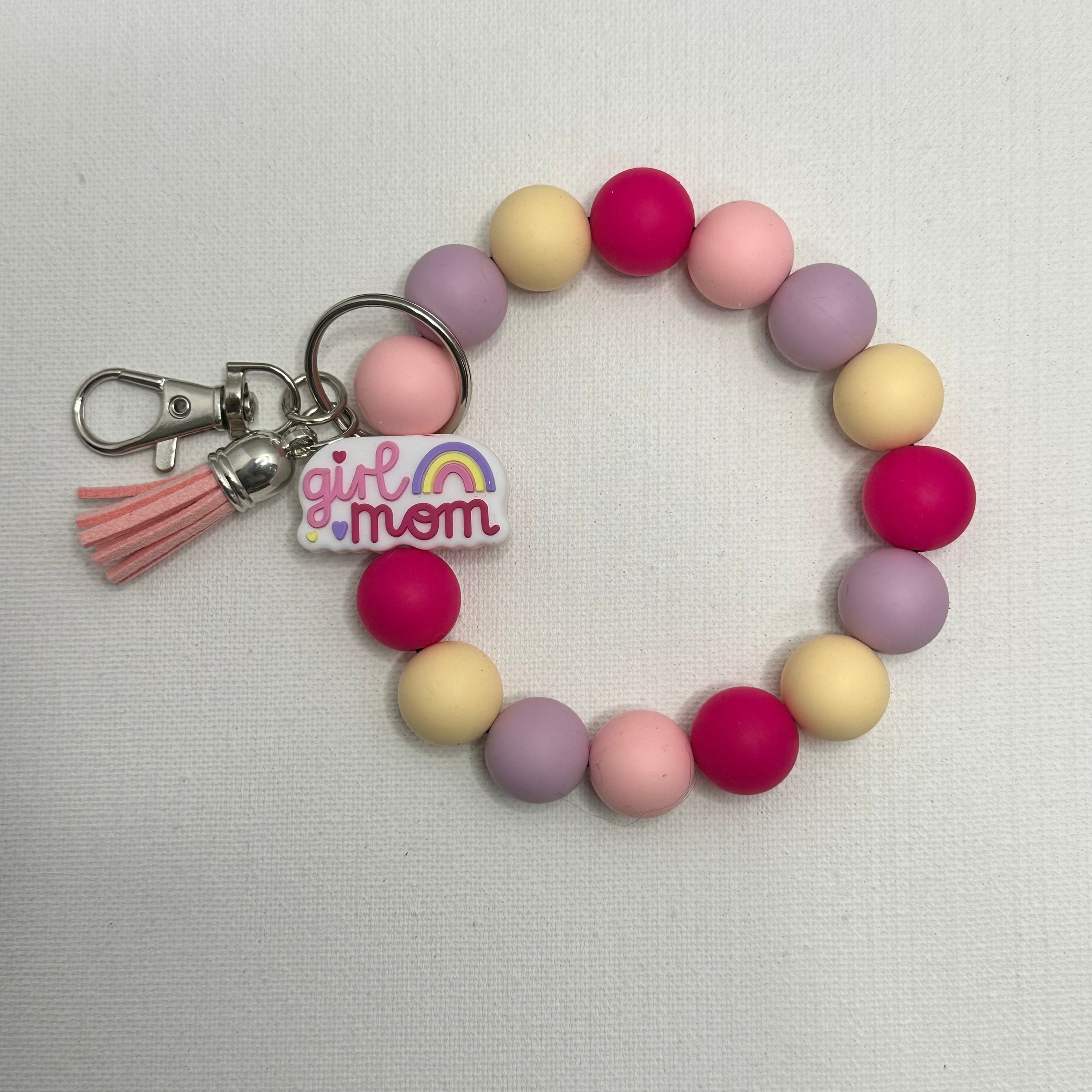 silicon wristlet keychain