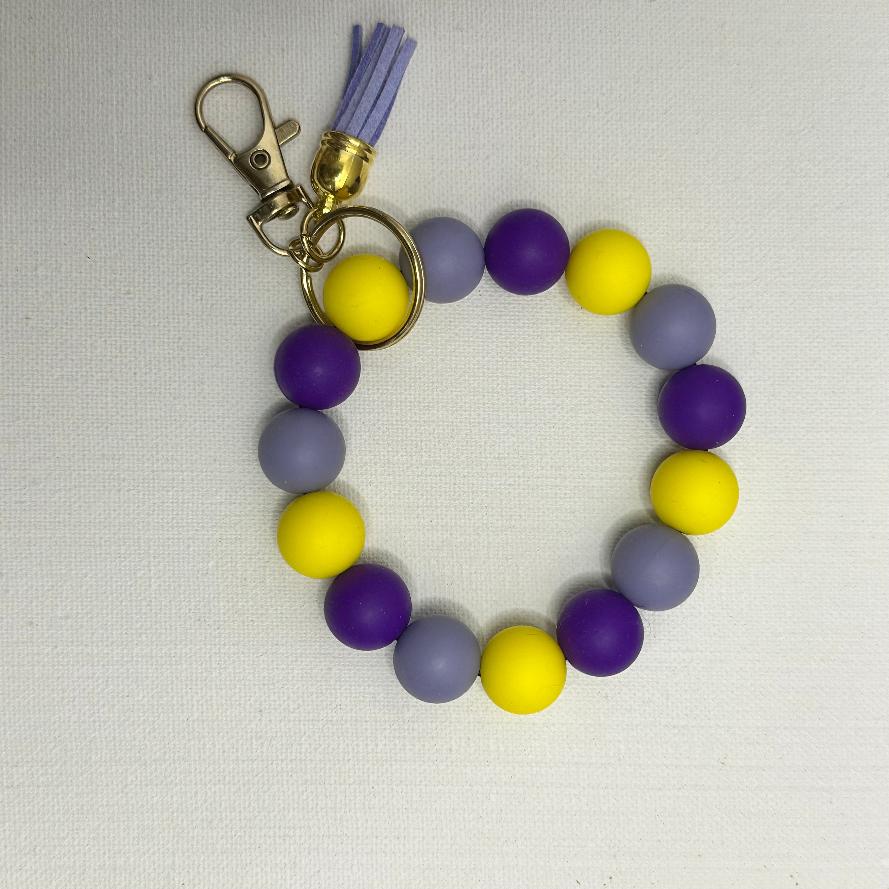 silicon wristlet keychain