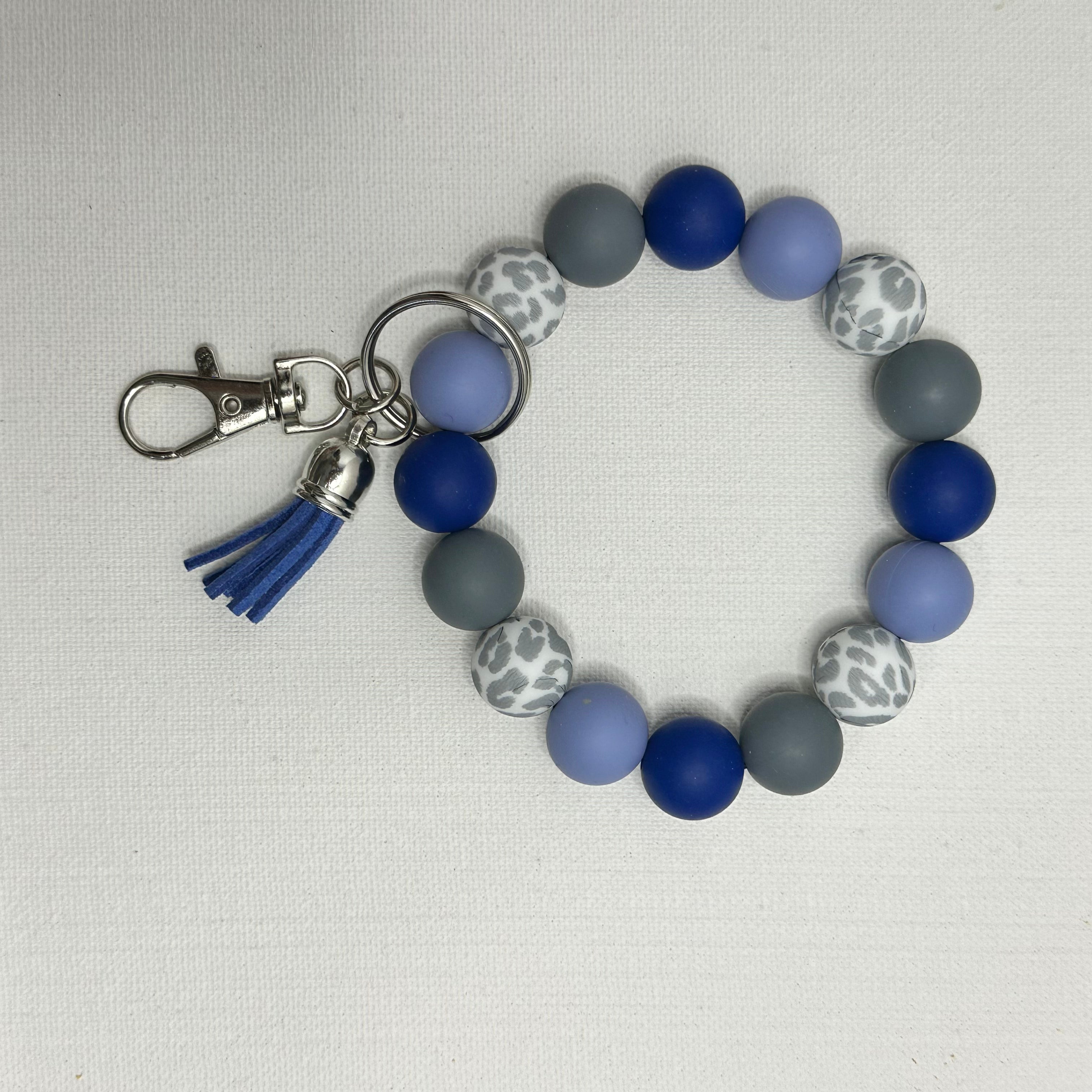 silicon wristlet keychain