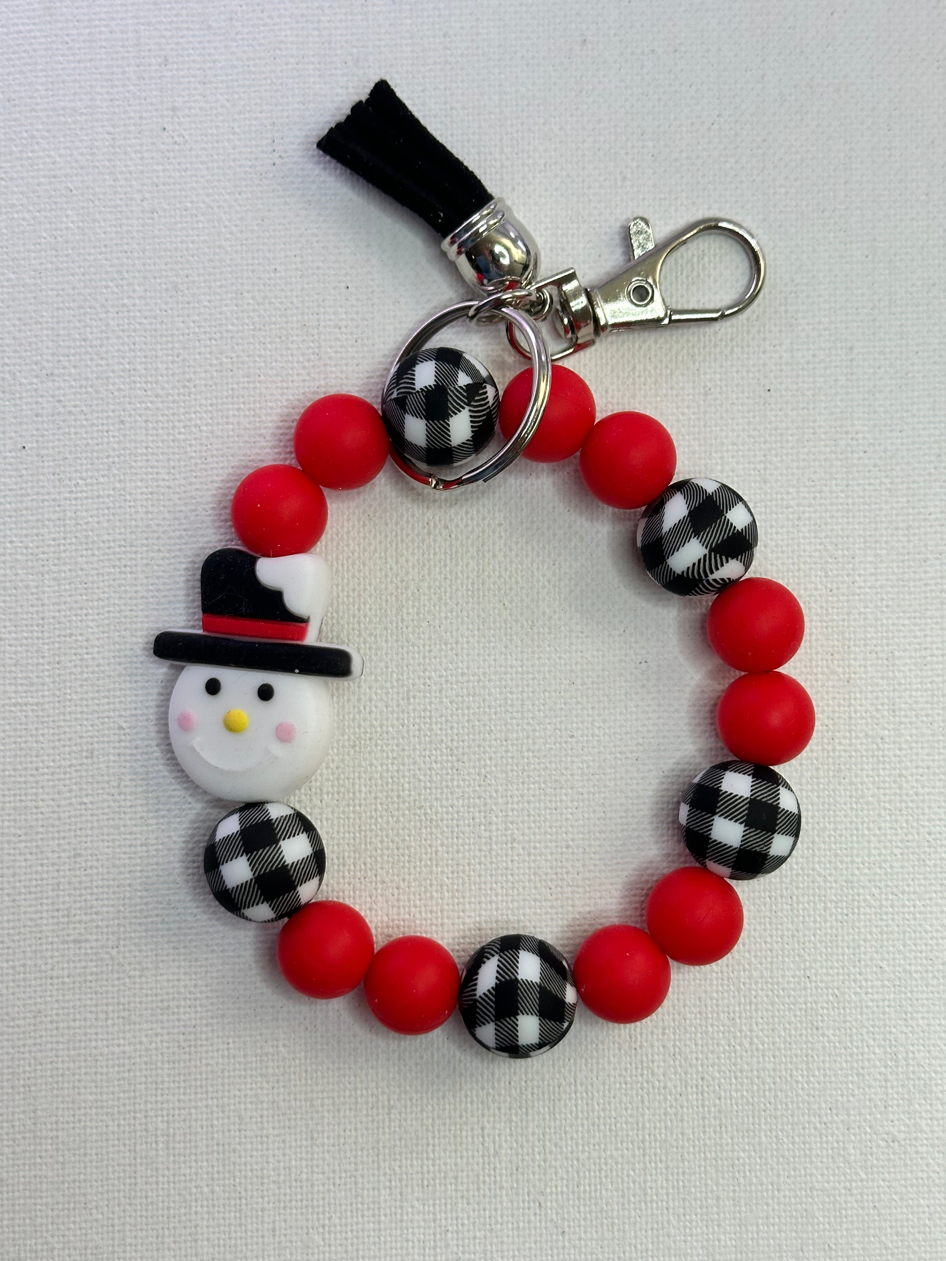 silicon wristlet keychain