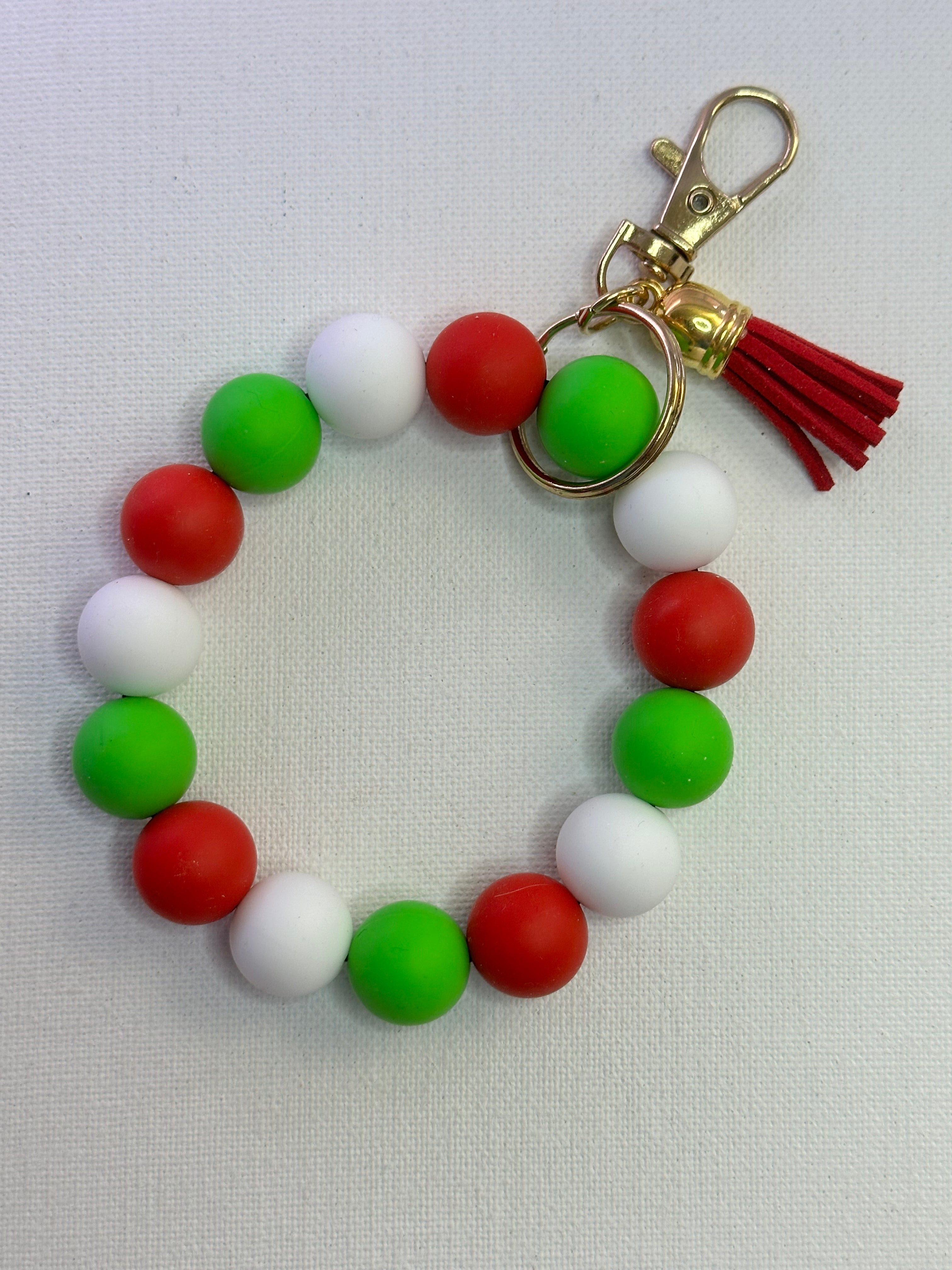 silicon wristlet keychain