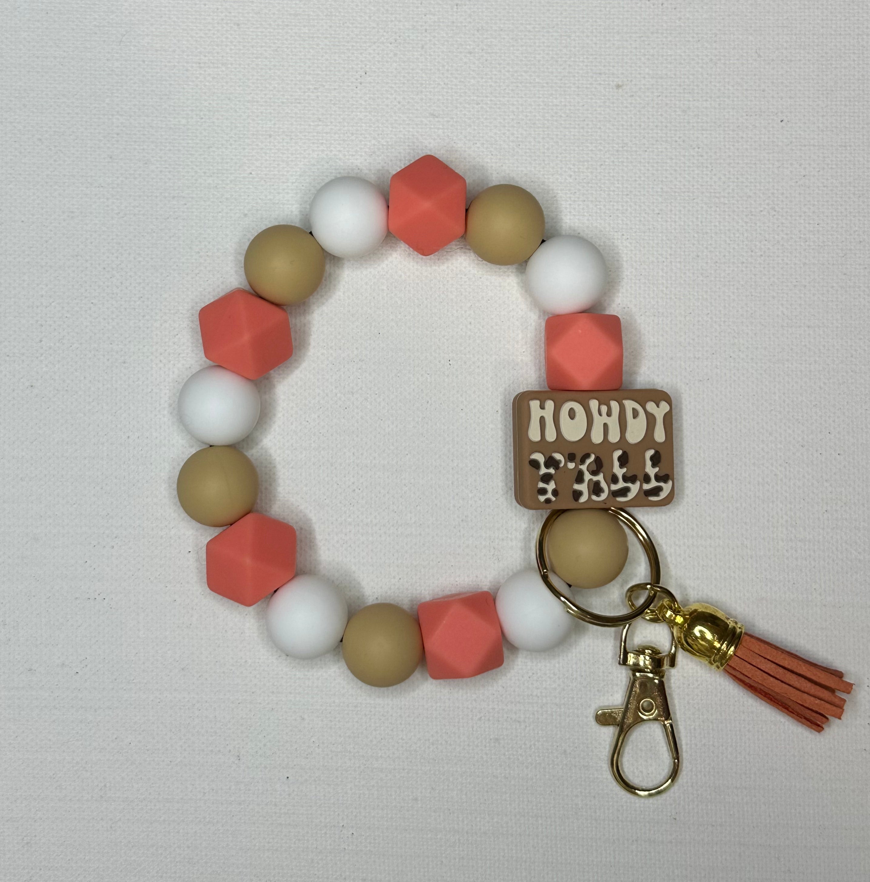 silicon wristlet keychain