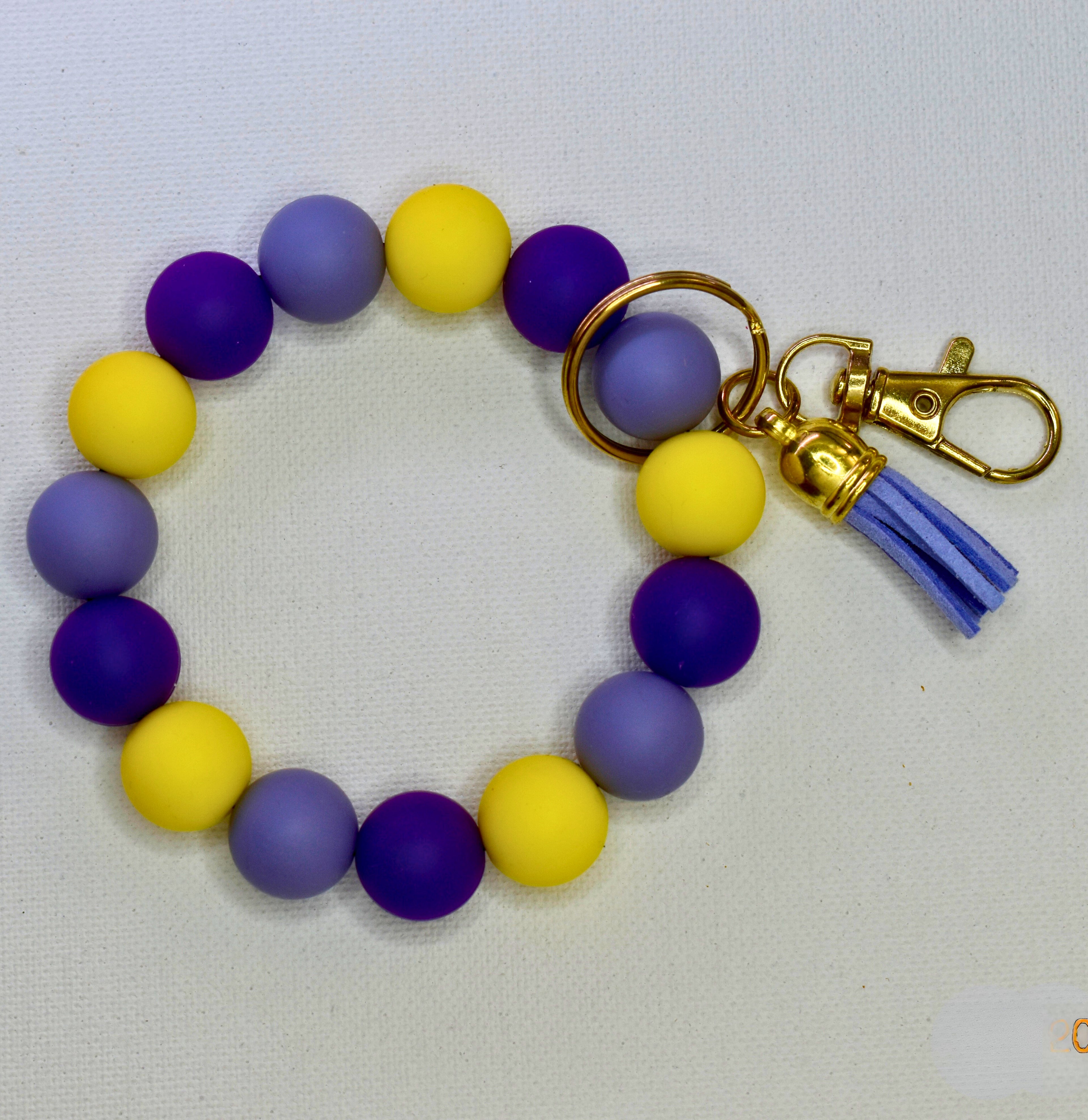 silicon wristlet keychain