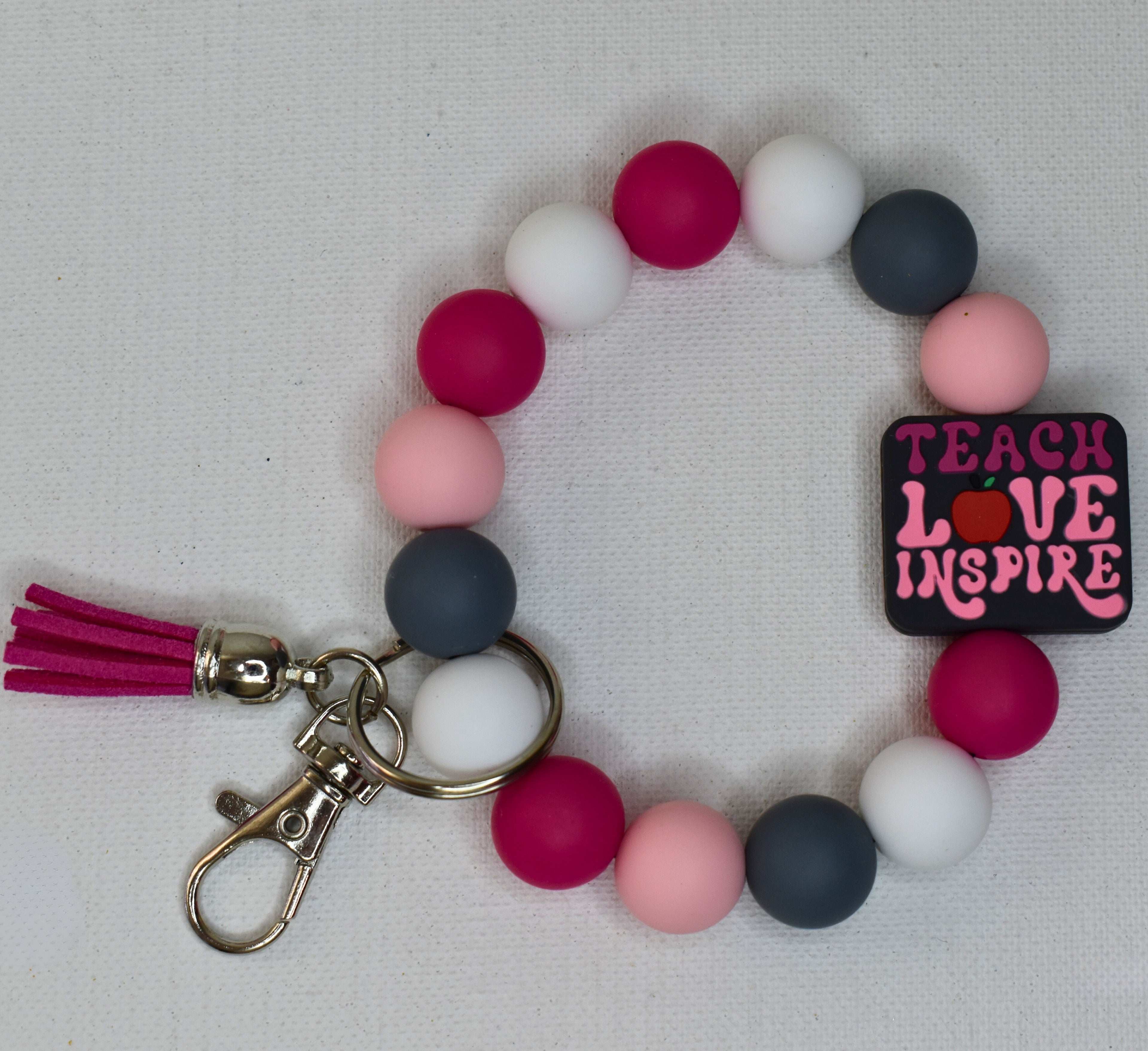 silicon wristlet keychain