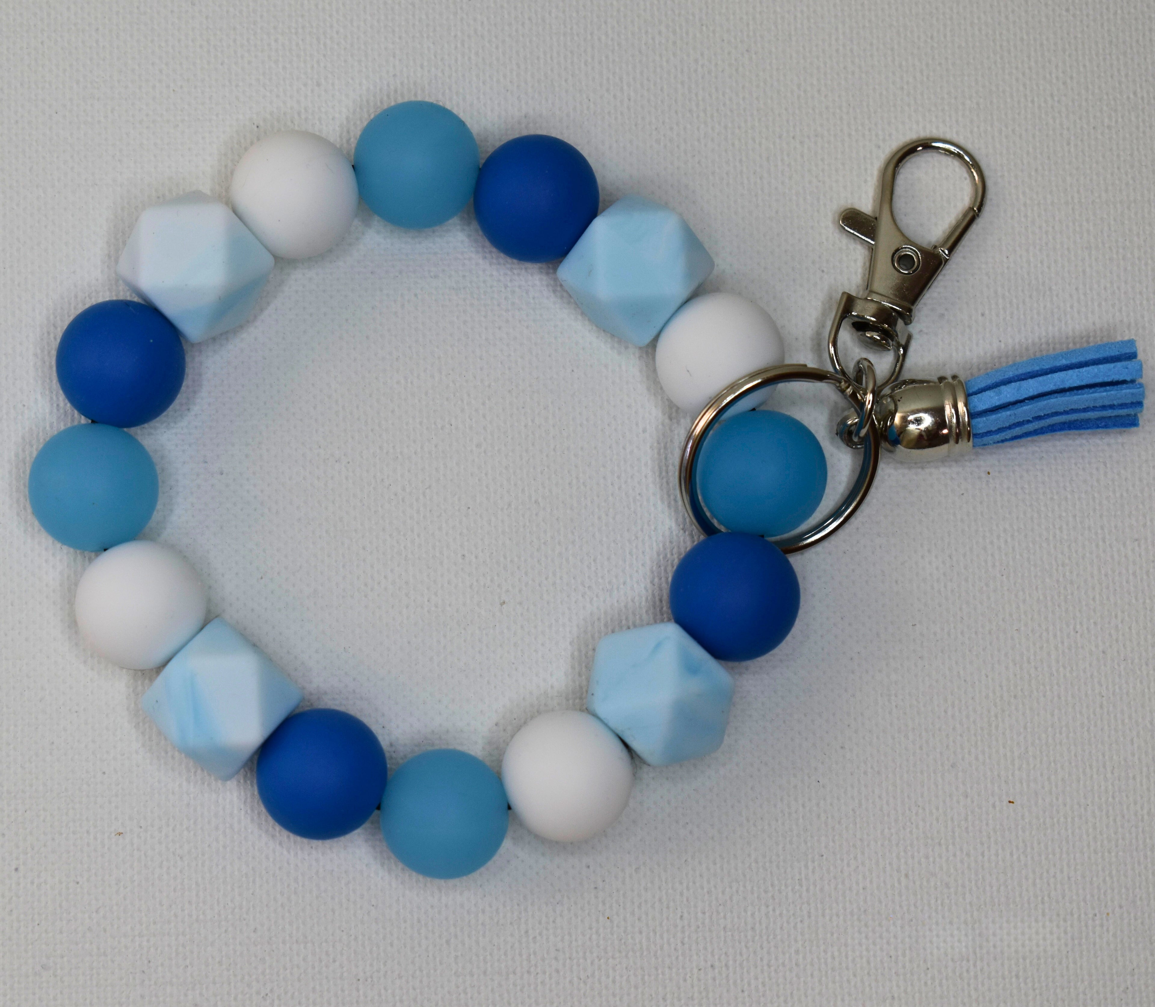 silicon wristlet keychain