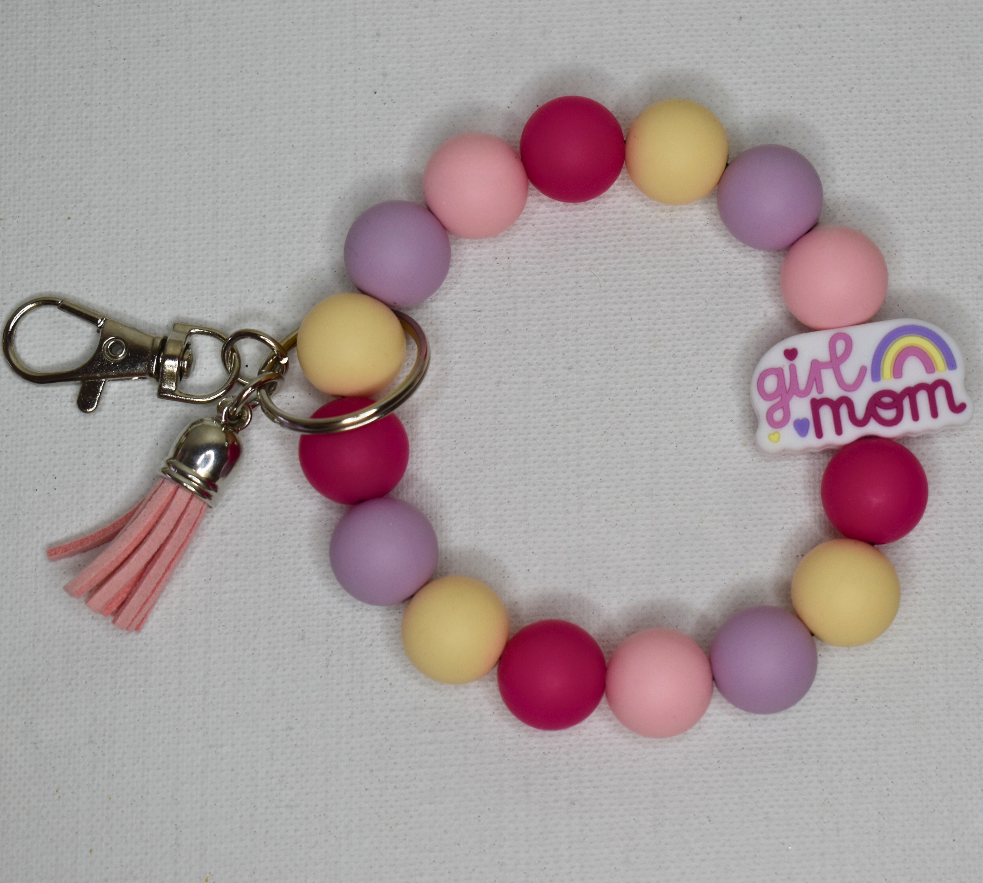 silicon wristlet keychain