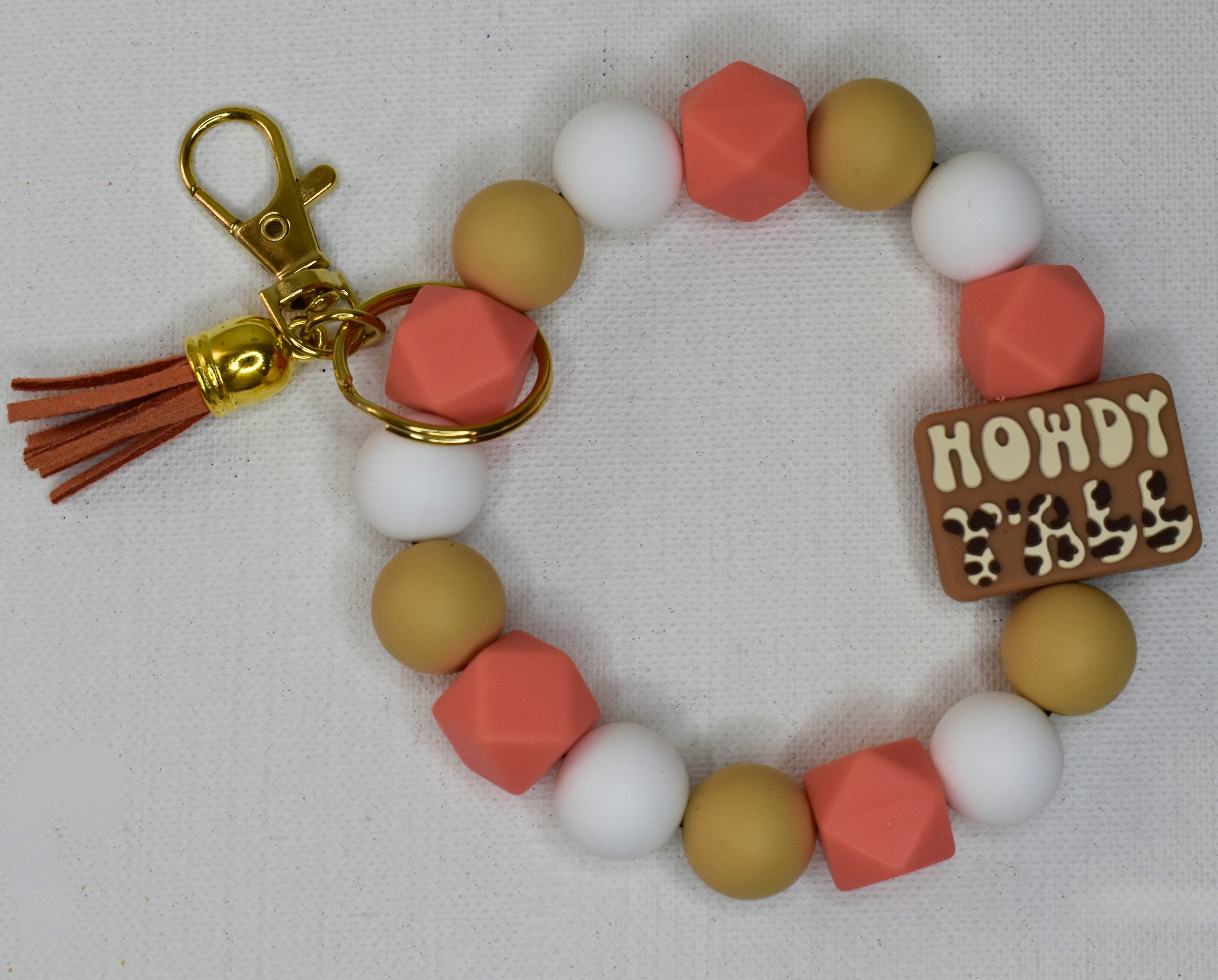 silicon wristlet keychain