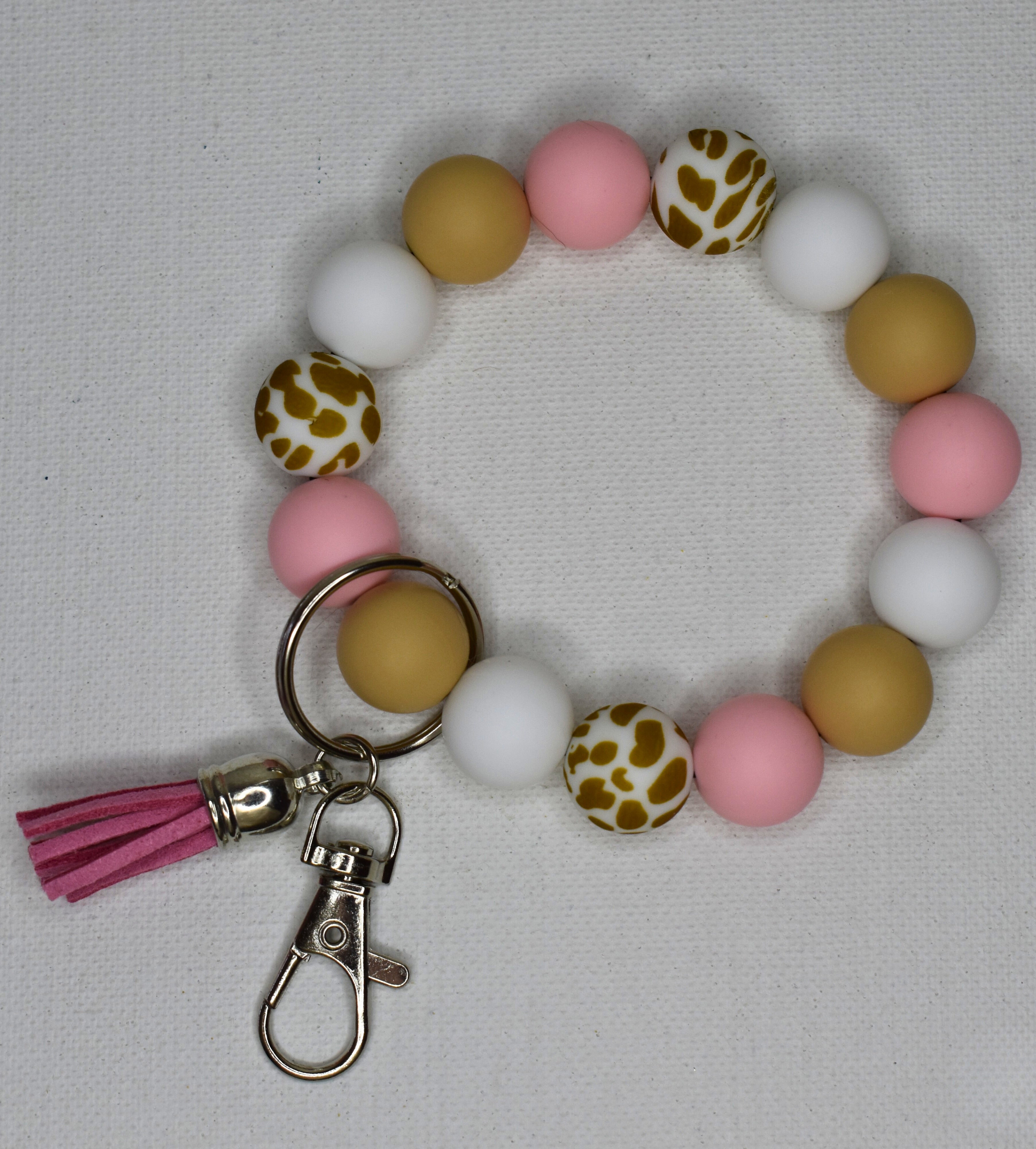 silicon wristlet keychain